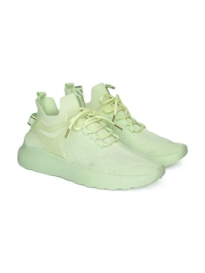 Кроссовки текстильные мятного цвета